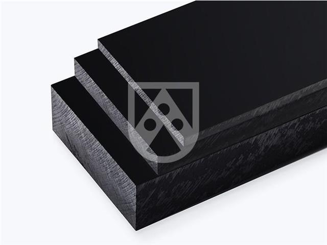 POM C - polyacetal, črna plošča, debelina 80 mm